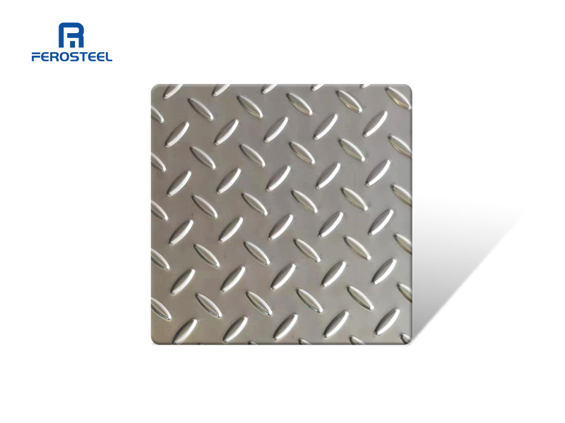 3D anti-skid pattern stainless steel sheet