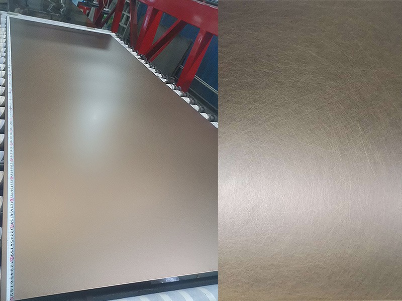 PVD Color vibration finish Stainless steel sheet