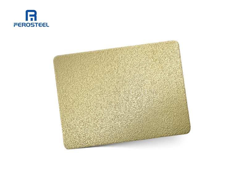stainless steel sheet embossed sand finish
