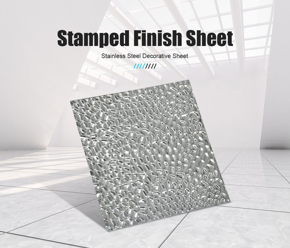 Stamped stainless steel 1HM