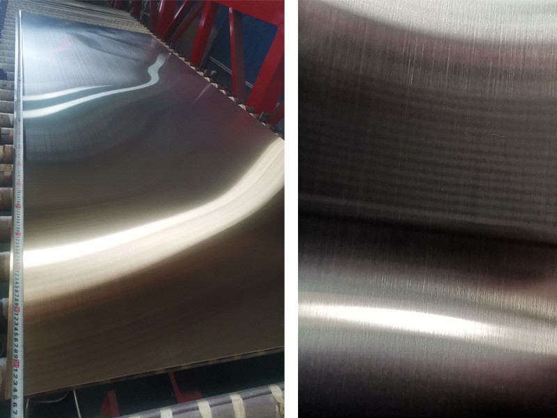 customized hairline stainless steel decorative sheet