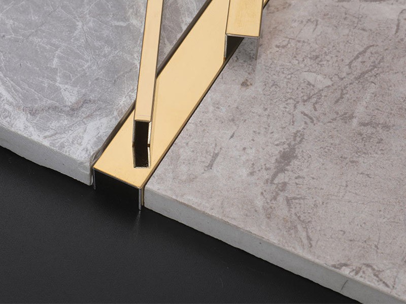 Gold Decorative Profiles Stainless Steel U Channel Tile Profile