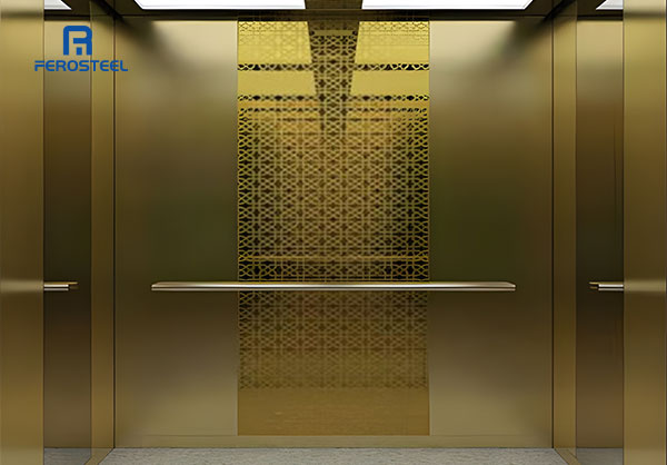 استكشاف التشطيبات الداخلية للمصعد: جاذبية صفائح الفولاذ المقاوم للصدأ