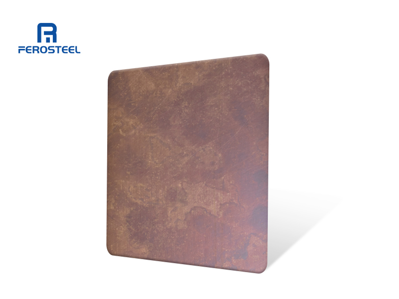 Discover Vintage Charm: Aged Copper-Plated Stainless Steel Sheets