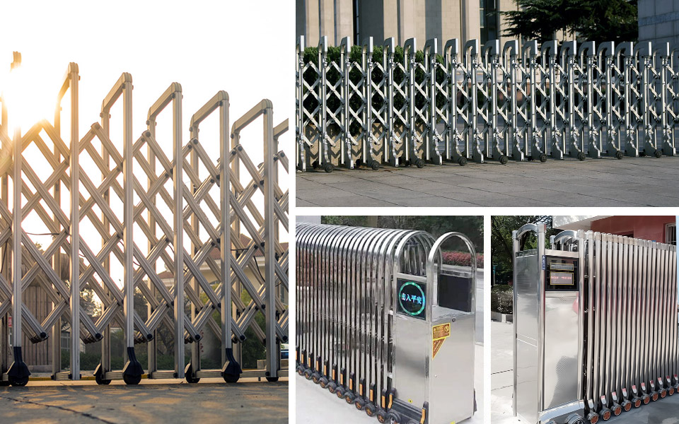 Stylish Stainless Steel Electric Retractable Gate