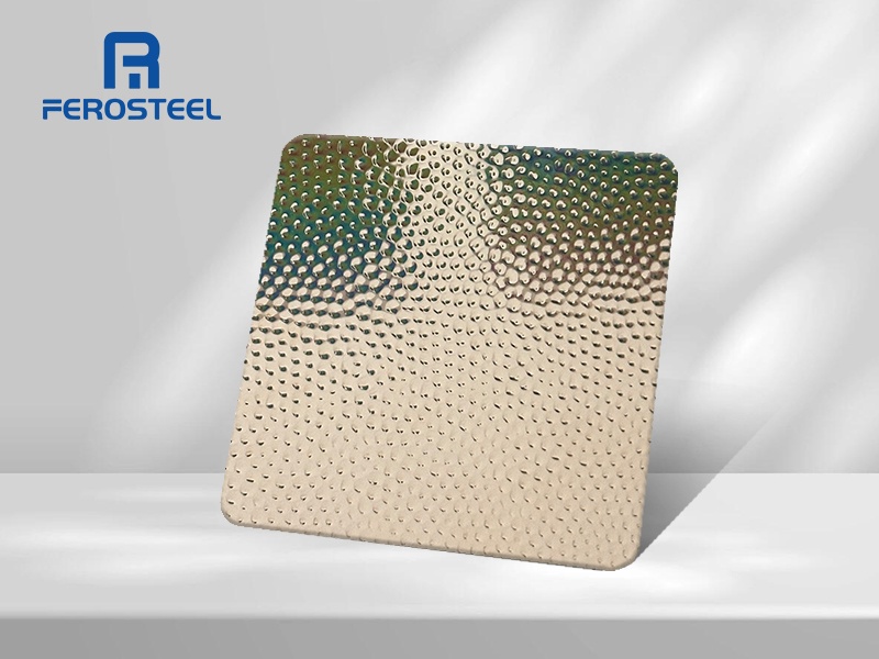Rose Gold Honeycomb Stainless Steel Sheet