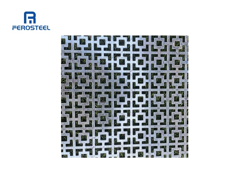 Decorative perforated sheet metal