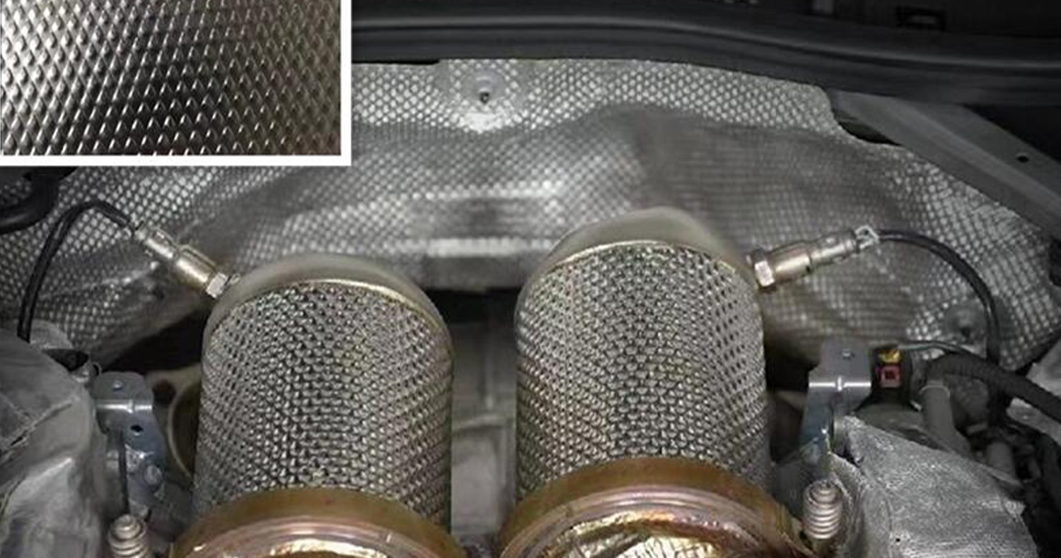 Embossed Stainless Steel Heat Shield Sheet 