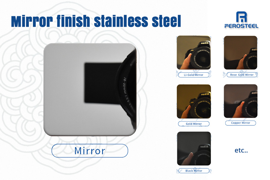 Mirror Finish Stainless Steel with PVD Coating: The Ideal Decorative Material
