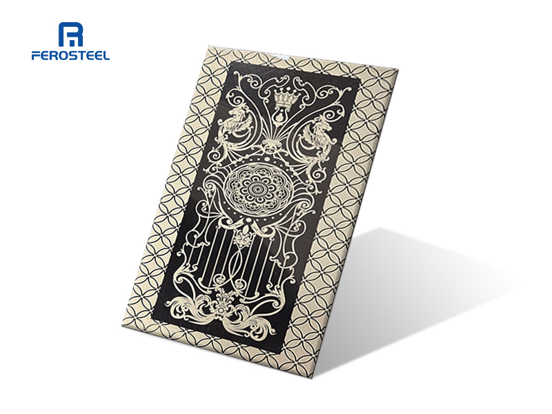 Etched Stainless Steel Elevator Door Sheets| Ferosteel