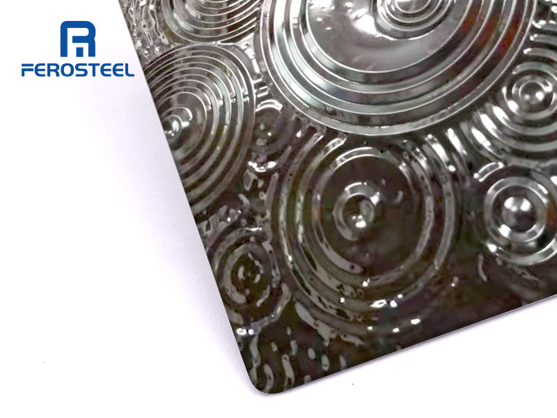 Water drop stamping stainless steel sheets