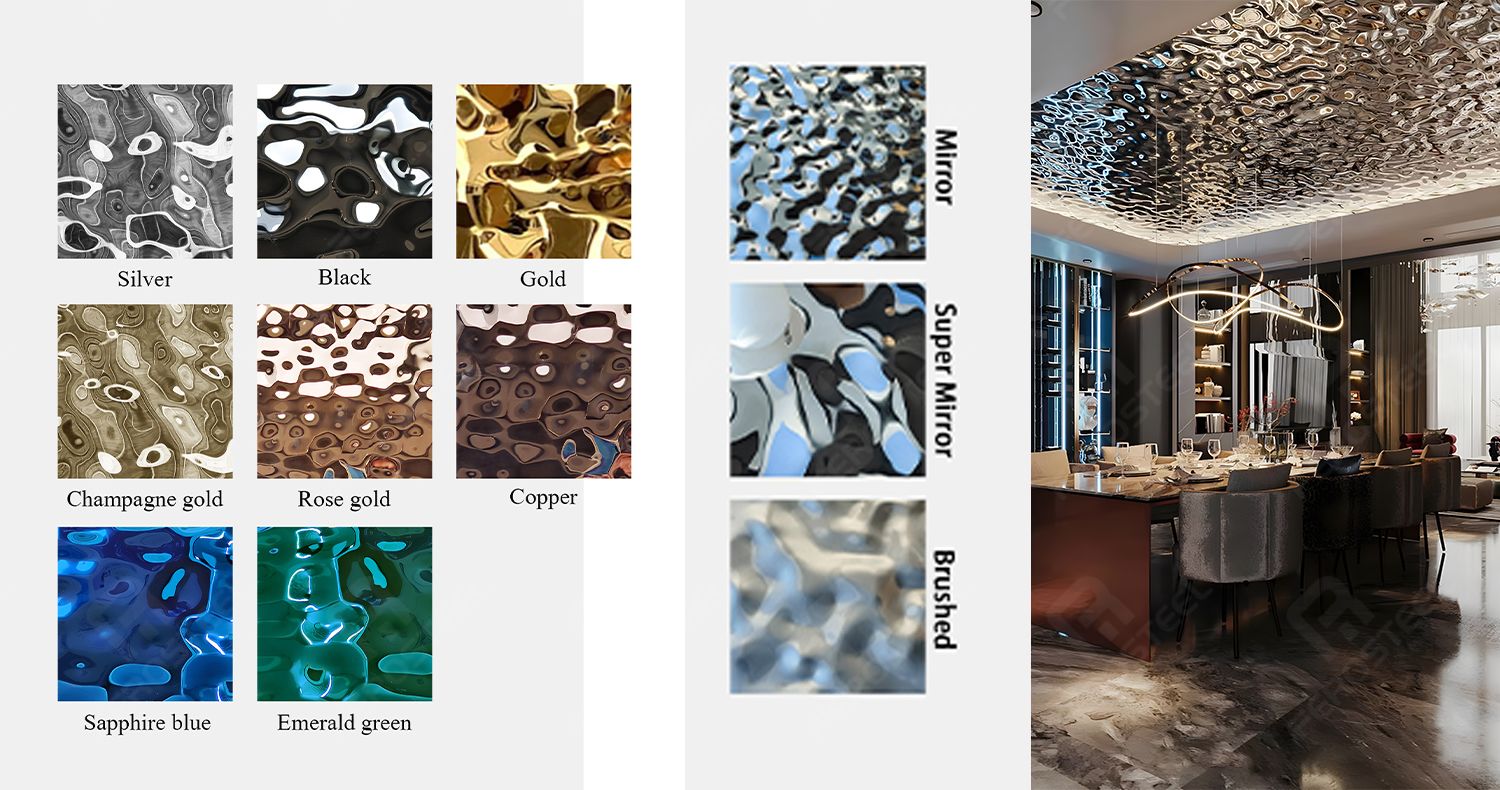 Water Ripple Stainless Steel Sheets Water Ripple Stainless Steel Sheets