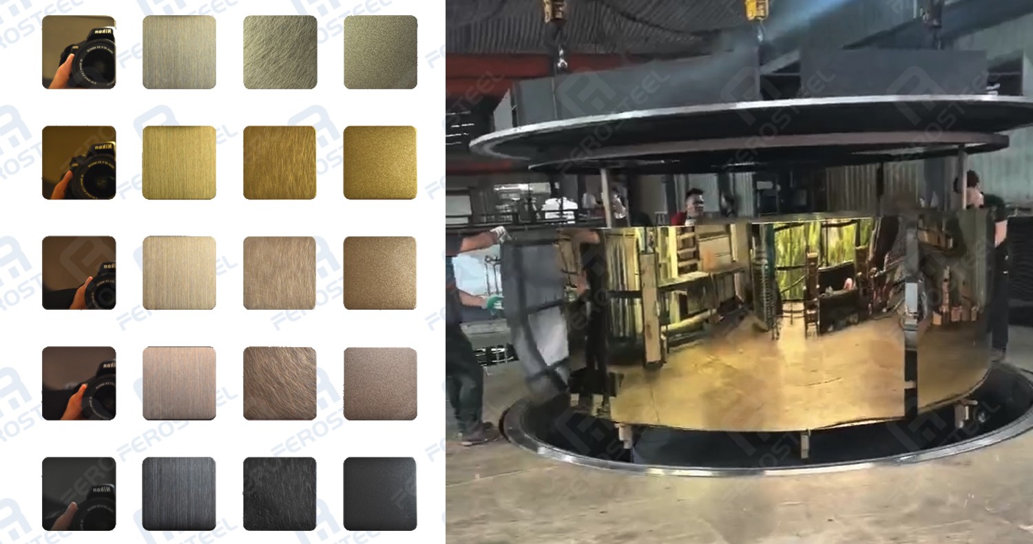 PVD stainless steel sheets