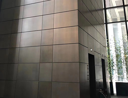 مشروع الانتهاء من البرونز العتيقة الفولاذ المقاوم للصدأ