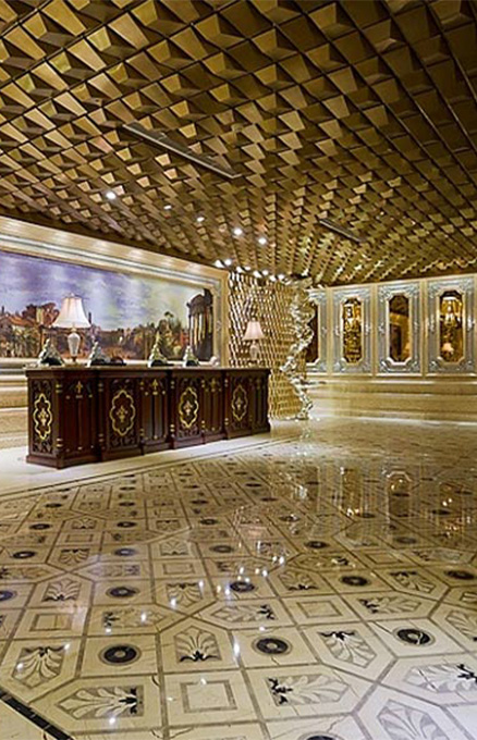 KTV مشروع زخرفة سقف اللوبي