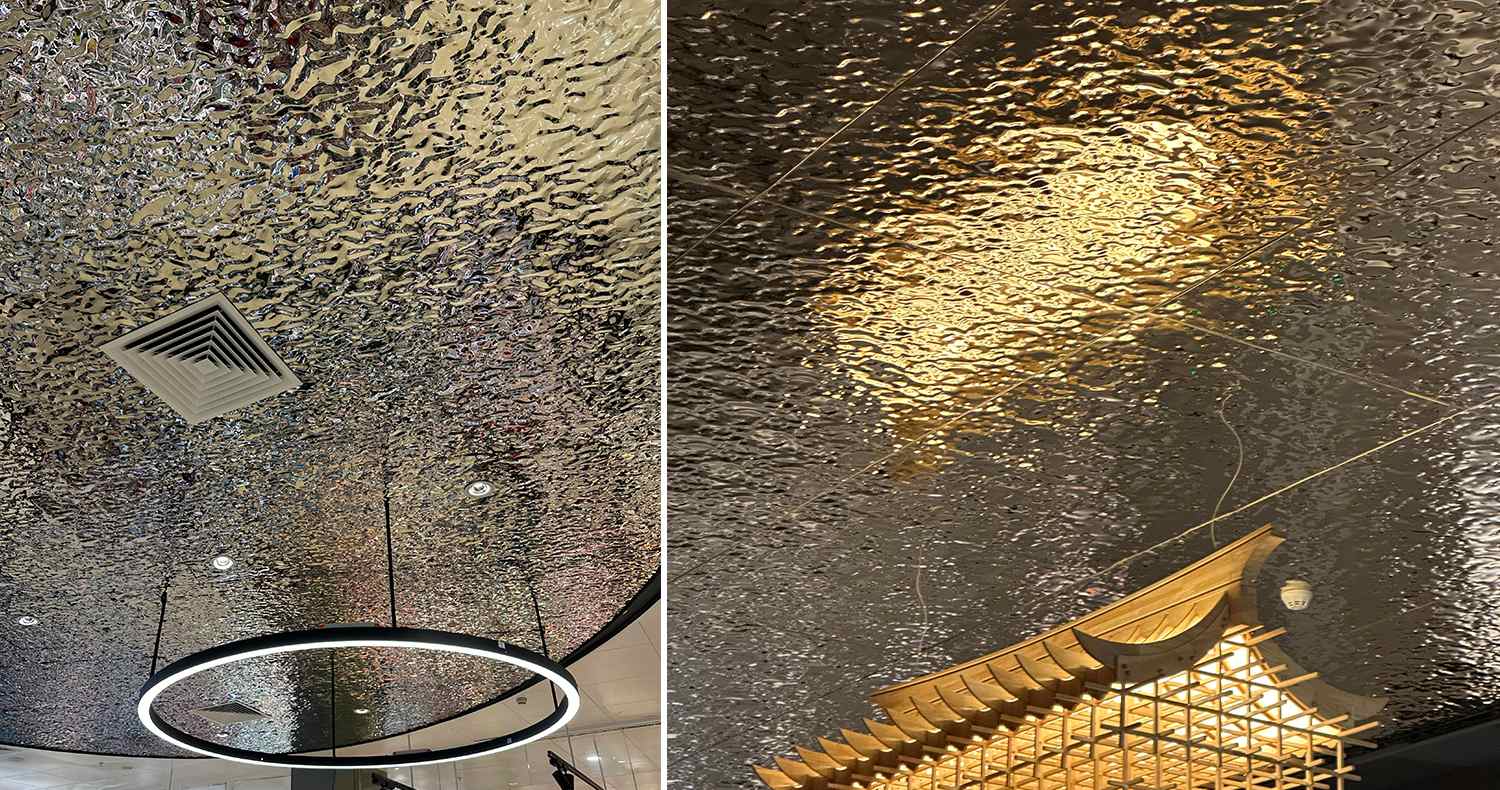 water ripple ceiling 