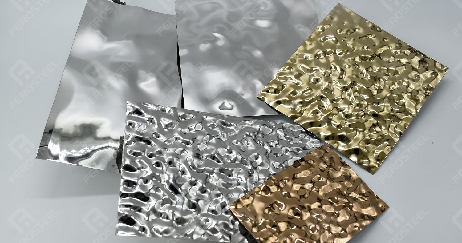 water ripple stainless steel