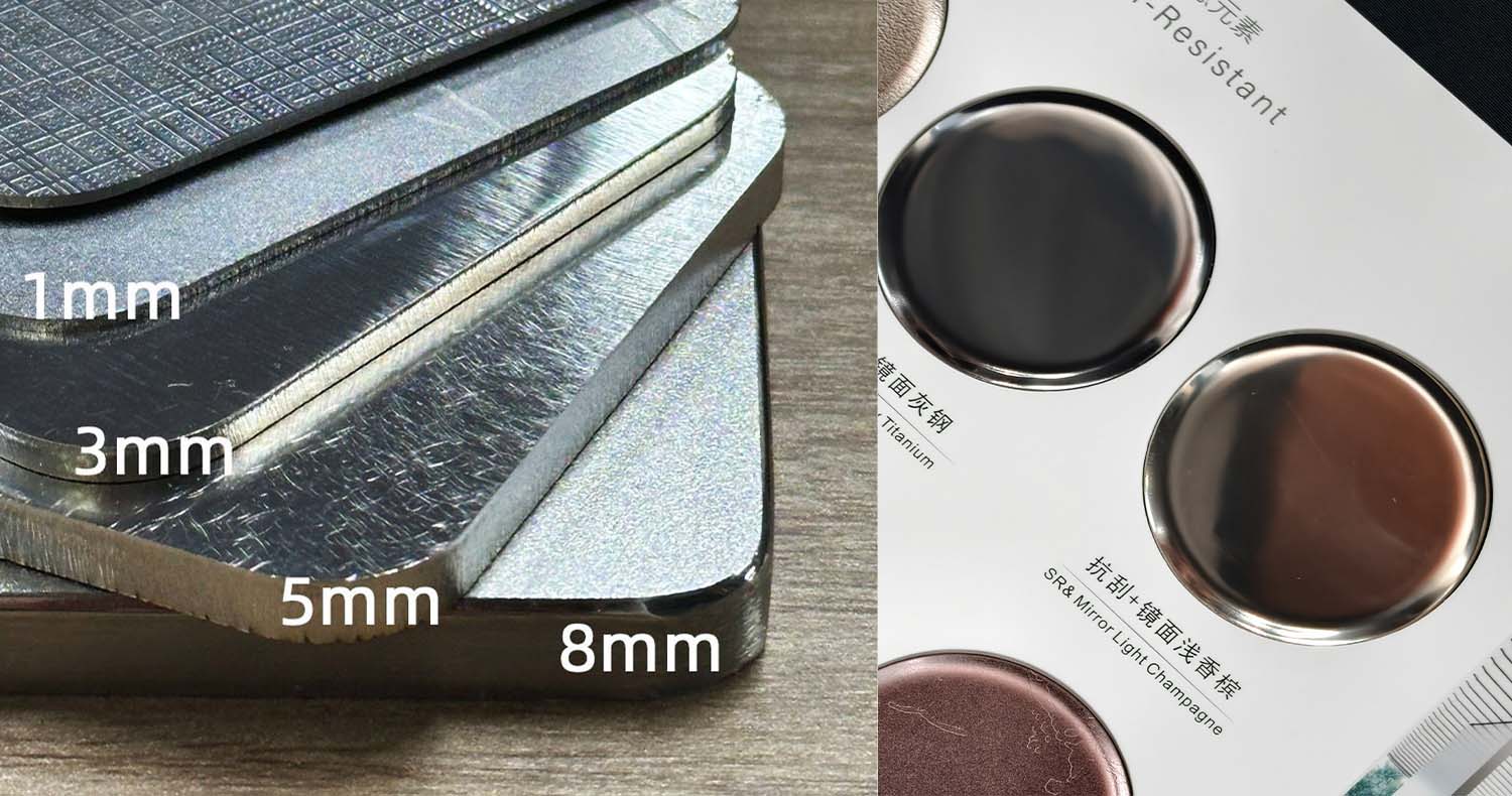 scratch resistant stainless steel sheet