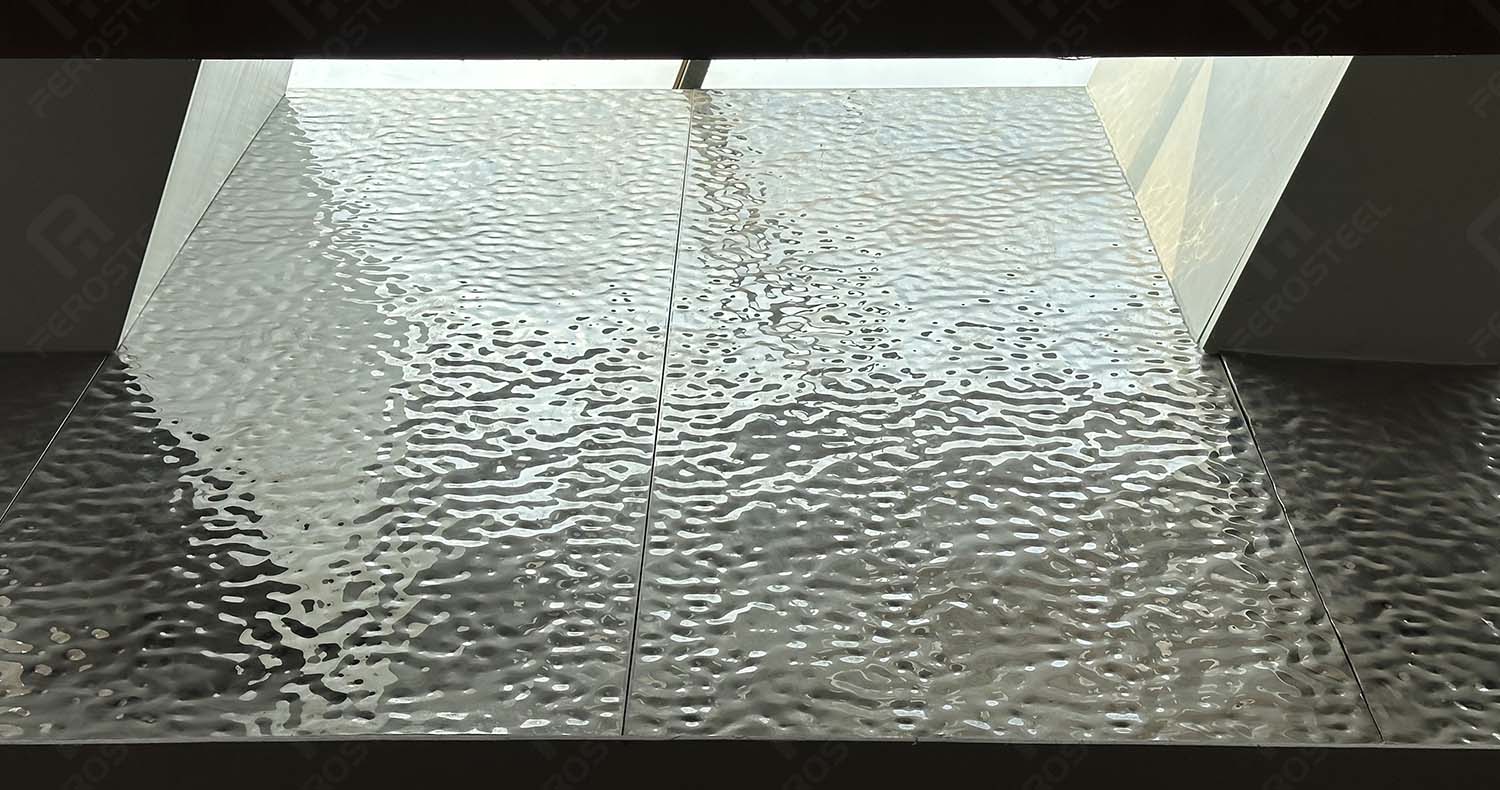 water ripple stainless steel sheets