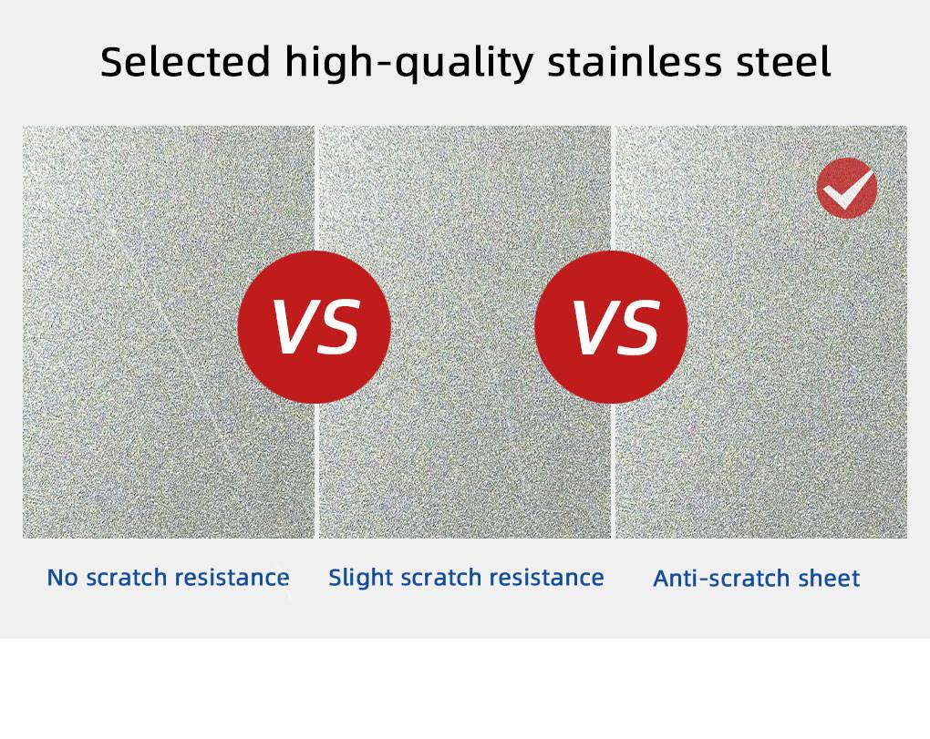 Stainless steel countertop
