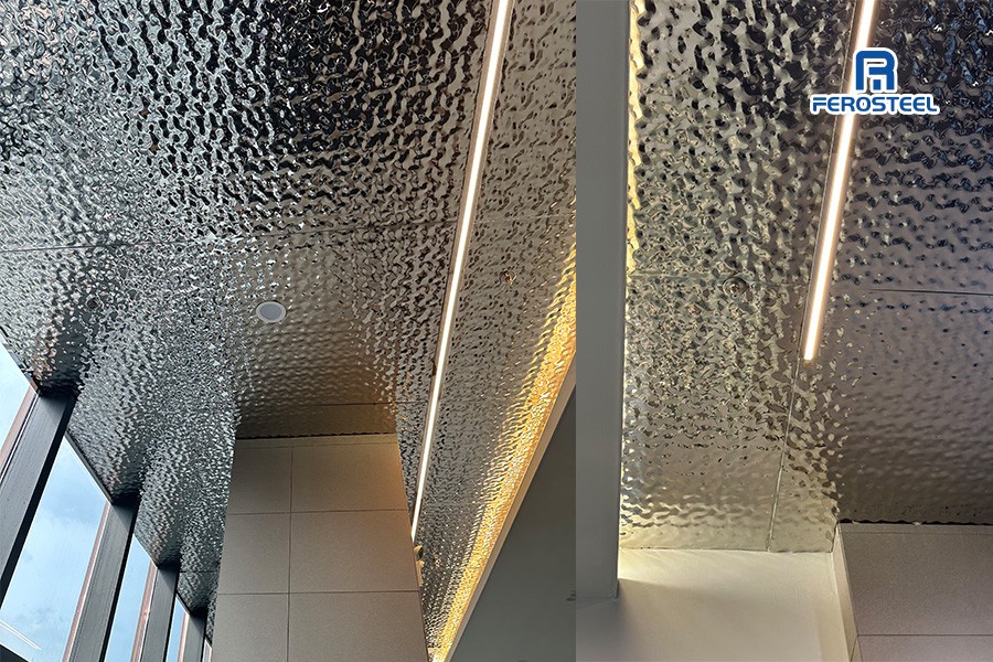 Pink Water Ripple Stainless Steel: Custom PVD Finishes for Modern Interior Design