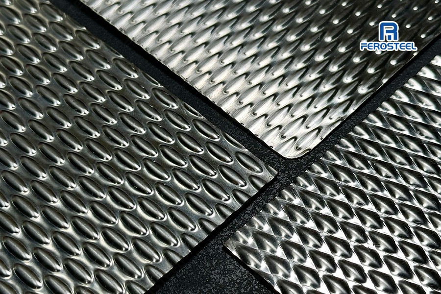 5WL Small Rain Drop Stainless Steel: Compact Textured Finish for Interior Applications