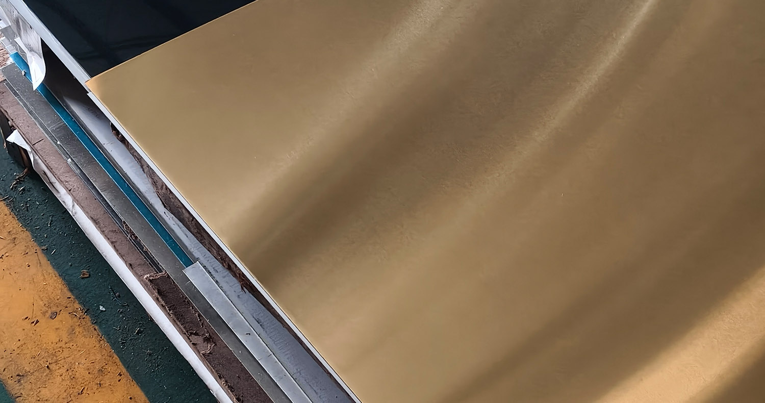 gold stainless stee sheets
