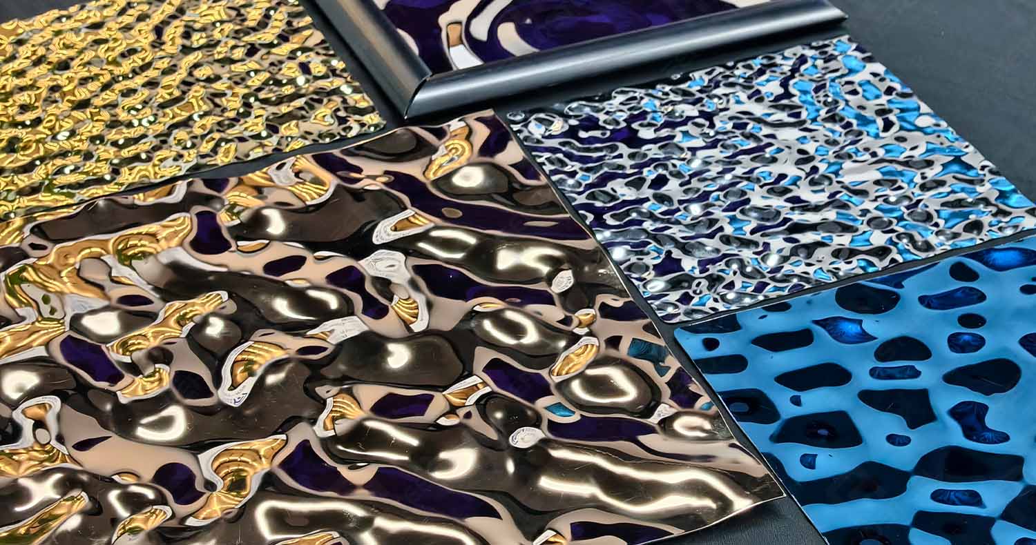 water ripple stainless steel sheets