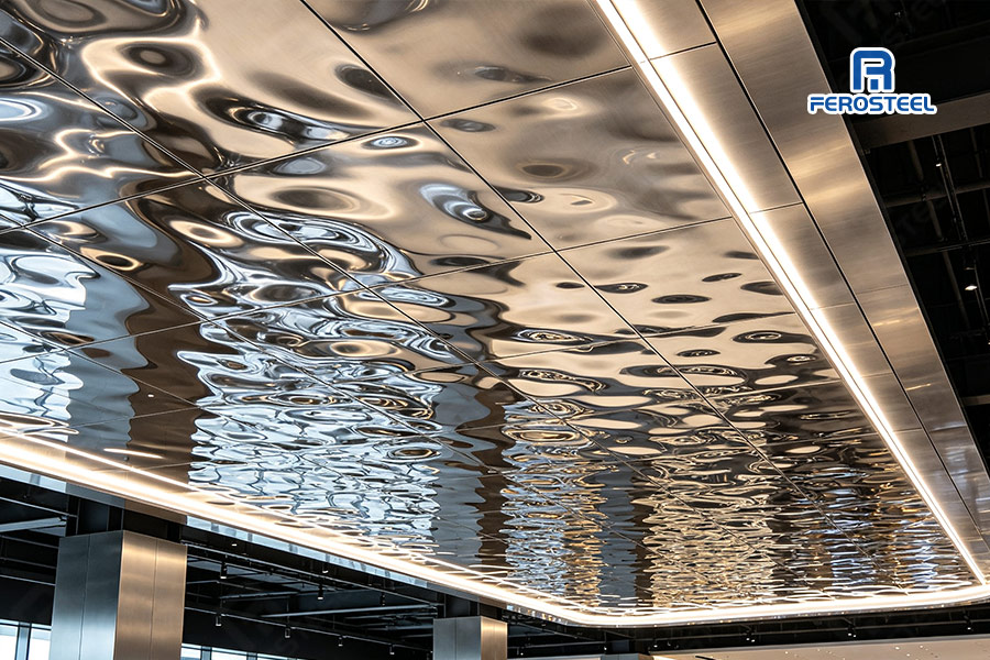 Why Water Ripple Stainless Steel Panels Are So Popular for Ceilings